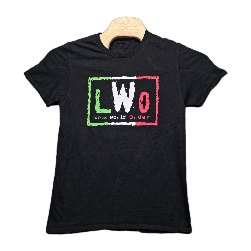 WWE LWO Latino World Order T-Shirt Medium Authentic Wrestling Eddie Guerrero Rey